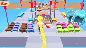 Hair Challenge💕🌈👸Big Update Game Max  Levels (Gameplay Walkthrough Level 221)