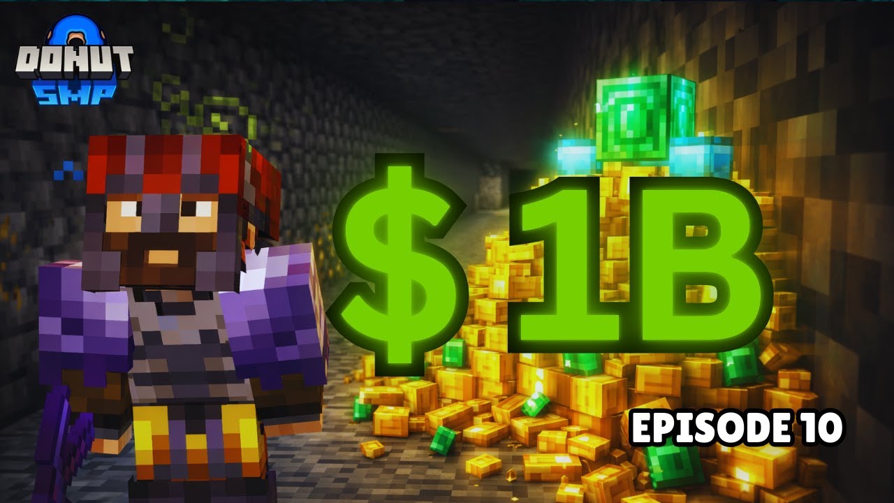 I Became A Billionaire | Donut SMP | Episode 10 | Billionaire By Mining