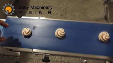 Multifunctional encrusting machine to produce twist cookie