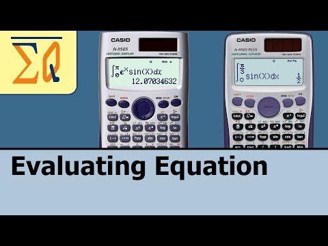 Casio Fx-115es and Casio Fx-991es Using Calc button