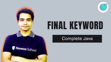 Complete Java- Freshman to Professional Developer: Part 15 - FINAL Keyword