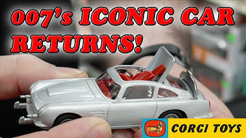The Legendary Corgi 007 Aston Martin DB5 is Back! | Goldfinger 60th Anniversary