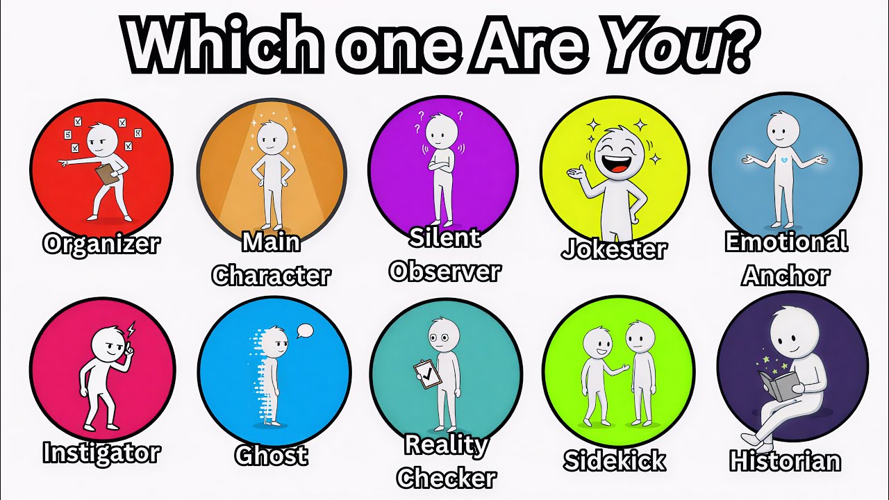 Every Type of Person In A Group Explained (You'll Recognize Yourself)