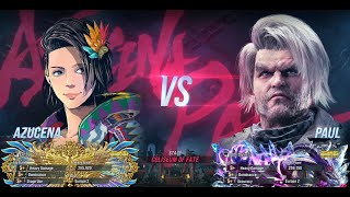 Разбор турнирных игр против Пола на Азуцене | Tekken 8