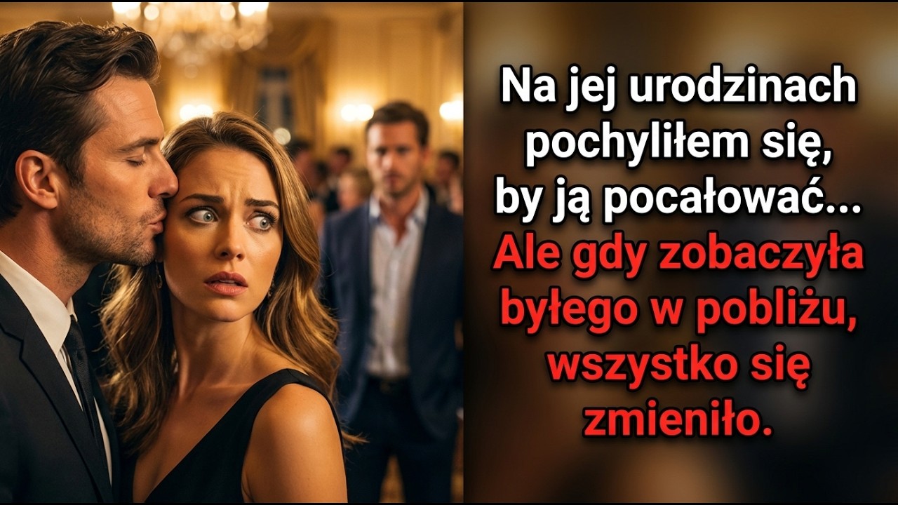 Na jej przyjęciu urodzinowym pochyliłem się, żeby pocałować moją żonę… Ale w chwili, gdy zobaczyła