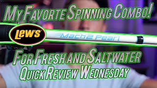 Lews Mach 2 Pearl Review! Best Spinning Combo for Saltwater and Freshwater  Fishing! (INSANE) 