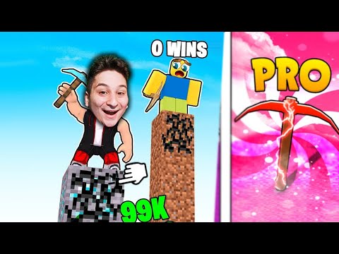 ვინ უფრო ჩქარა დაანგრევ Roblox Mine Racer Roblox