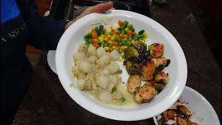 Baked scallops