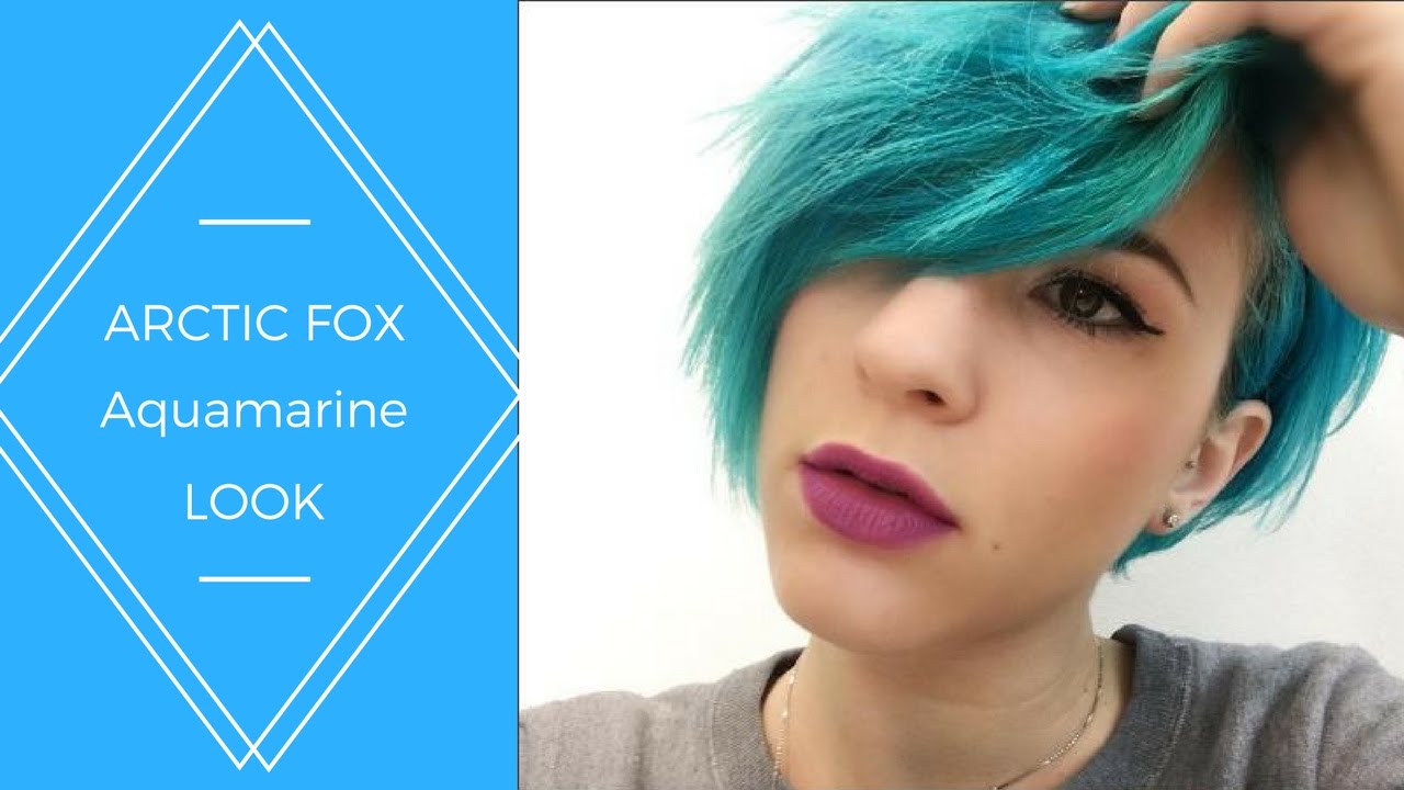Hair Color Transformation Arctic Fox Aquamarine Youtube
