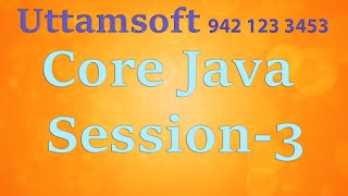 Core Java [Reserved Words, Data Types]
