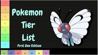 Favorite Pokémon Tier List