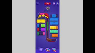 Loop master color jam sort level 155 Hard level solution for gameplay