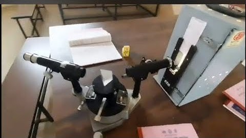 Determine the Cauchy Constants using wavelength of spectral lines from marcury lamp