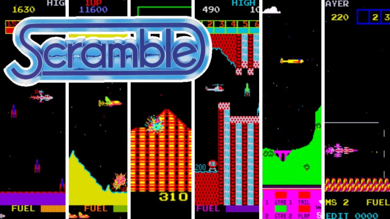 ChroNoCoffin APPLEBOMB U助 Scramble Clones, Knockoffs, and Bootlegs (HD) - Arcade Game