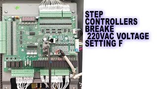 #elevatorcontrollers step Controller how to setup wiring for 220v breake  voltage