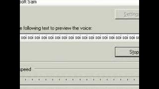Microsoft Sam - Can't say 