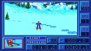 AMIGA Super Ski I 1 AMIGA OCS 1988 Microids cr Valhalla adf zip