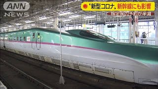 新幹線の指定席予約が半減　新型コロナ影響で(20/03/03)