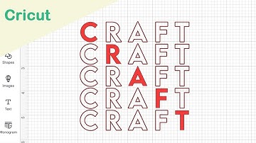 Diagonal Text Outline in Cricut Design Space