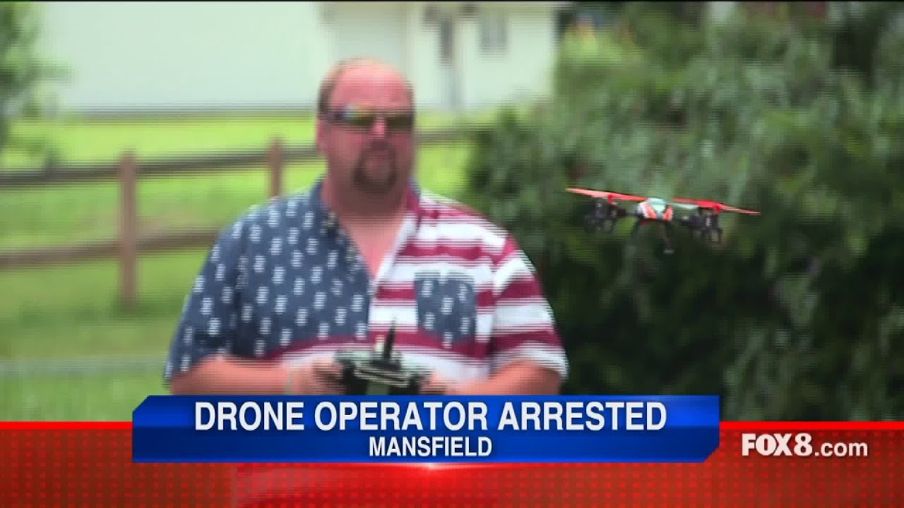 Drone operator arrested - YouTube
