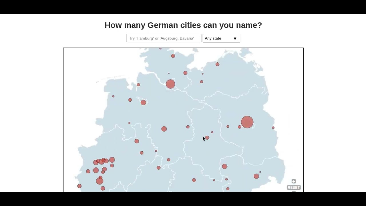 Naming as many cities as I can in Germany - YouTube
