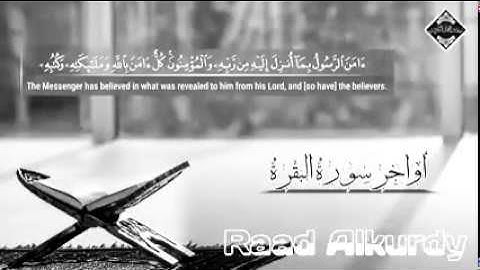 Surah Baqarah Last DUA Parts | سورة البقرة | Raad Muhammad Al Kurdi