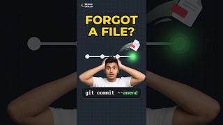 Forgot a file in your last commit Fix it in 1 command 😱 #git #shorts