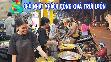 🟢Chủ nhật cuối tuần bánh xèo nhí khách đông quá trời quá đất luôn