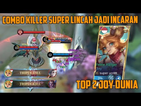 ROTASI COMBO KILLER Joy yang Tak Terkalahkan Build Terbaru Pemain Top 2 Global Joy MLBB @primaoktavian7562