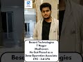 Congratulations Madhavan 👏🎯 | He got placed as a data analyst#trendingshorts#placement#dataanalytics
