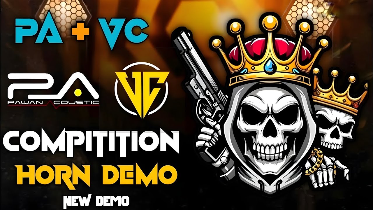 PA VC AUDIO New Horn Demo Compitition 😈 High Gain demo new PA brand demo new gujarati dialogue mix 