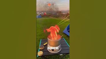 I used the wrong fuel #camping #trangia #motorcyclecamping