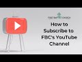 Subscribing to FBC's YouTube Channel