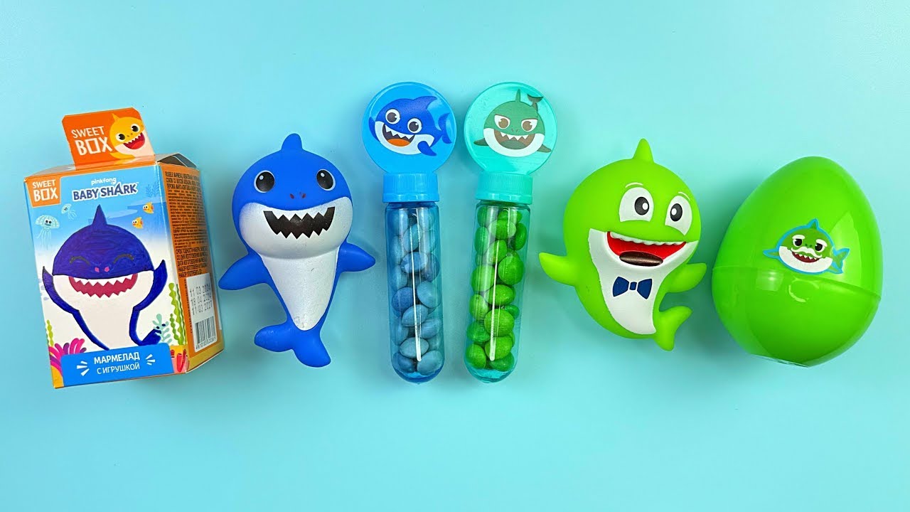 ❤️‍🔥 Satisfying BABY SHARK Video | Funny Candy ASMR | lot of yummy Sweets | Treats & Toys unboxing