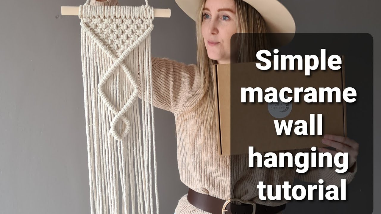 DIY Macrame Kit for Adults Beginners, 2 Macrame Wall Hanging Kit Froocy  Macrame Starter Kit Includes: 100% Cotton Macrame 