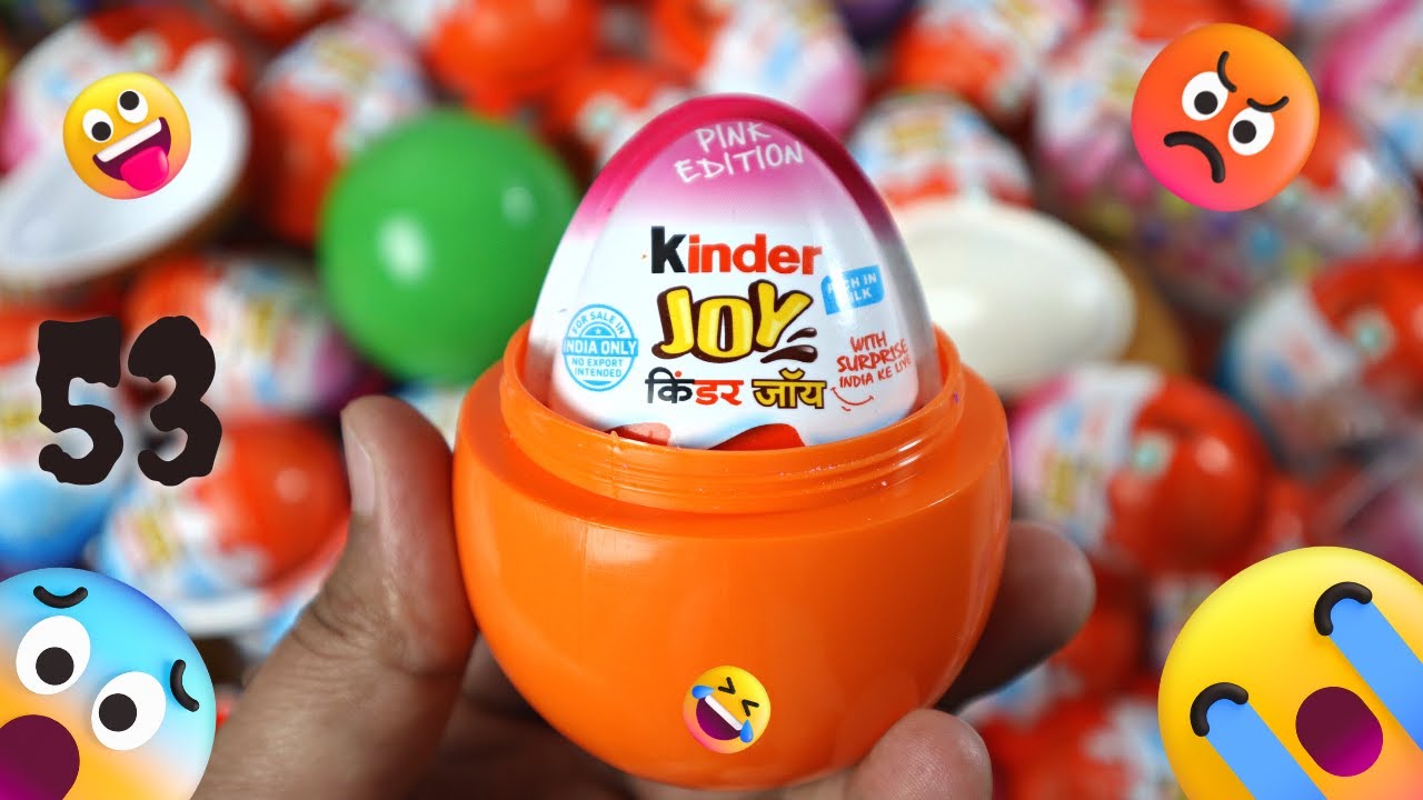 YoYo Yummy kinder joy unboxing ASMR Surprise kinder joy toy eggs