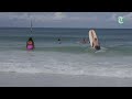 Beachgoers enjoy Clearwater Beach ahead of Hurricane Idalia