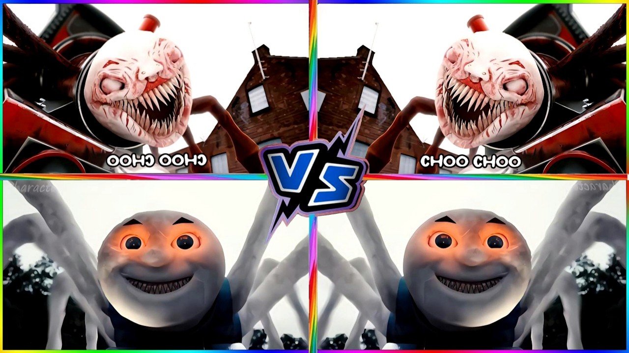 CHOO CHOO CHARLES EXE 🆚 TRAIN THOMAS EXE 🆚 CURSED THOMAS MONSTER ❄️TILES HOP 29