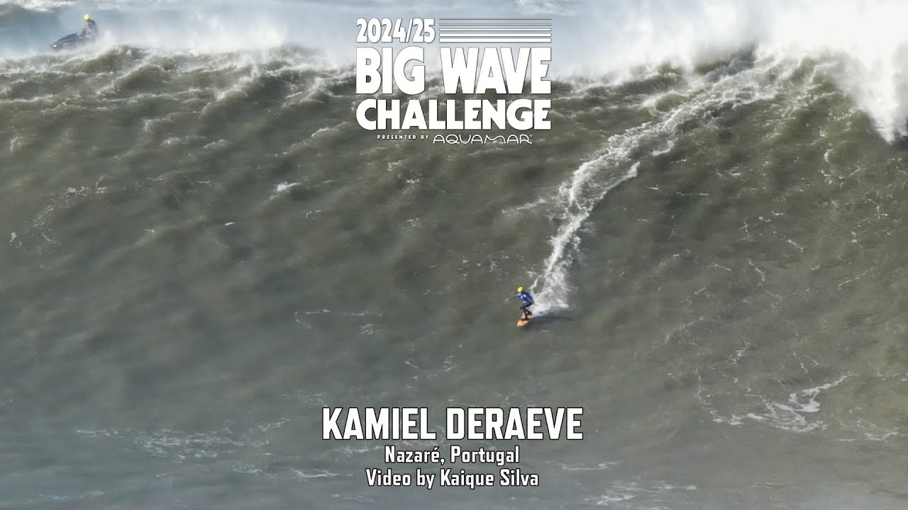 Kamiel Deraeve at Nazaré - Big Wave Challenge 2024/25 Entry