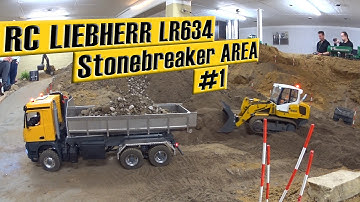 Liebherr LR634 track loader Stonebreaker AREA #1 | Liebherr LR634 Laderaupe Stonebreaker AREA