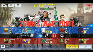 25Kills | CROSSFIRE ON HARDPOINT in COD Mobile | New HARDPOINT Mode Gameplay in CALL OF DUTY Mobile