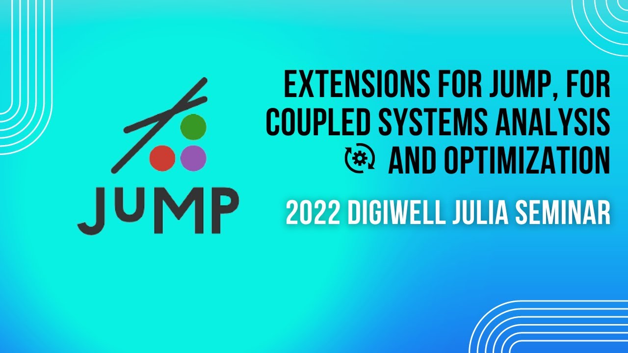 Extensions for jump for coupled systems analysis and optimization