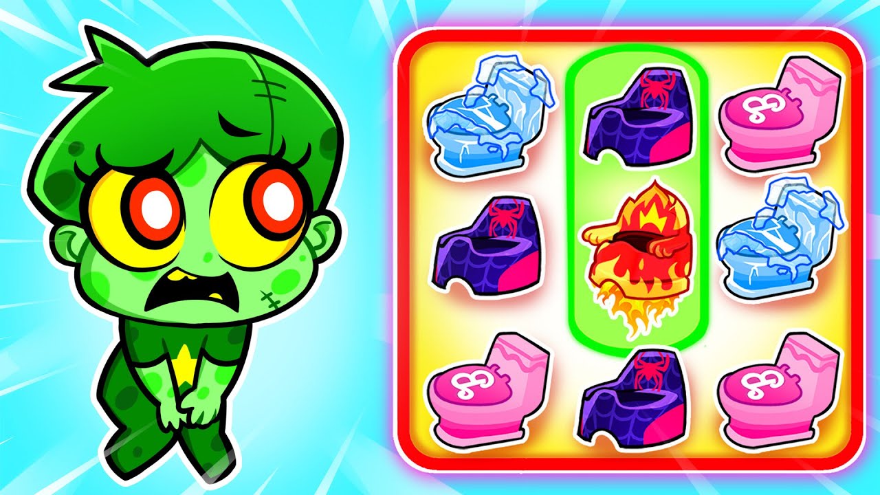 Where is My Zombie Potty? 🚽 🧟 Tickle Tickle Zombie Dance! 🎃Viv