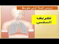 أولى متوسط تعريف التنفس ص 64 65