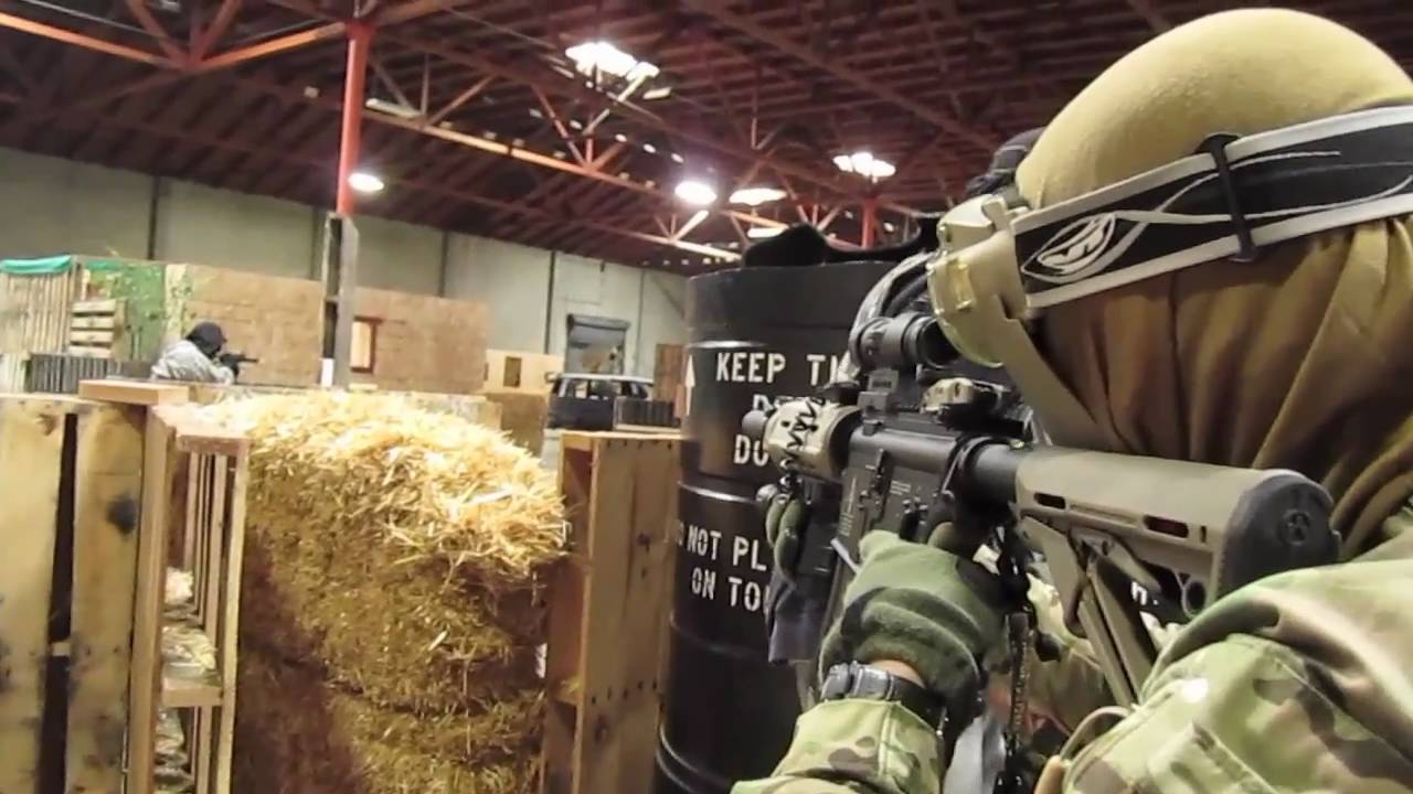 CQB CITY AIRSOFT ACTION MARCH 27th 2011 (TM Five Seven Golden AK L85 MP5k)
