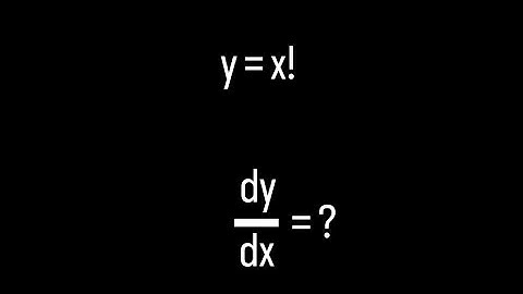 Learn the derivative of the factorial function in just 6 MINUTES!