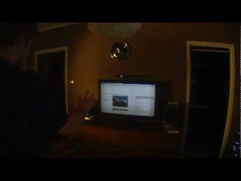 ChromePadder NUI mode (Kinect) test