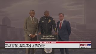 Winston-Salem law enforcement leaders announce adults to be charged in mass shooting