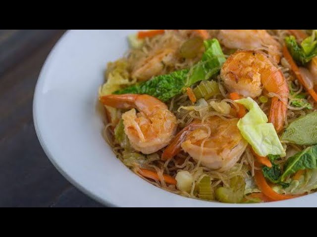 Shrimp Pancit Bihon - Panlasang Pinoy