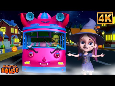 Halloween Wheels On the Bus, Fun Spooky Ride for Kids by Haunted House